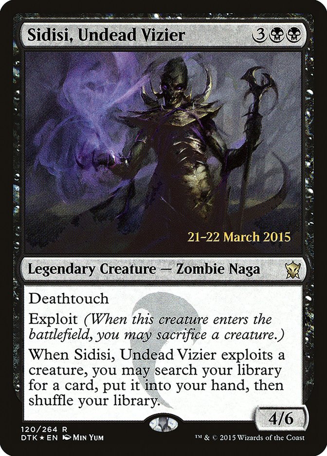 Sidisi, Undead Vizier [Dragons of Tarkir Prerelease Promos] | Gear Gaming Bentonville