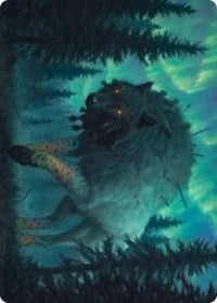 Sarulf, Realm Eater Art Card [Kaldheim Art Series] | Gear Gaming Bentonville