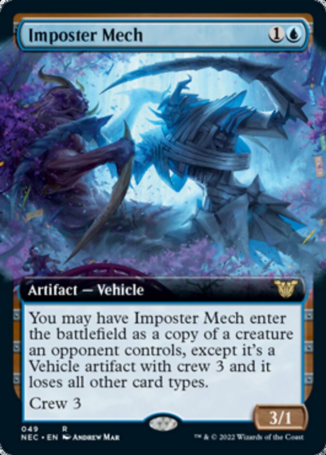 Imposter Mech (Extended Art) [Kamigawa: Neon Dynasty Commander] | Gear Gaming Bentonville