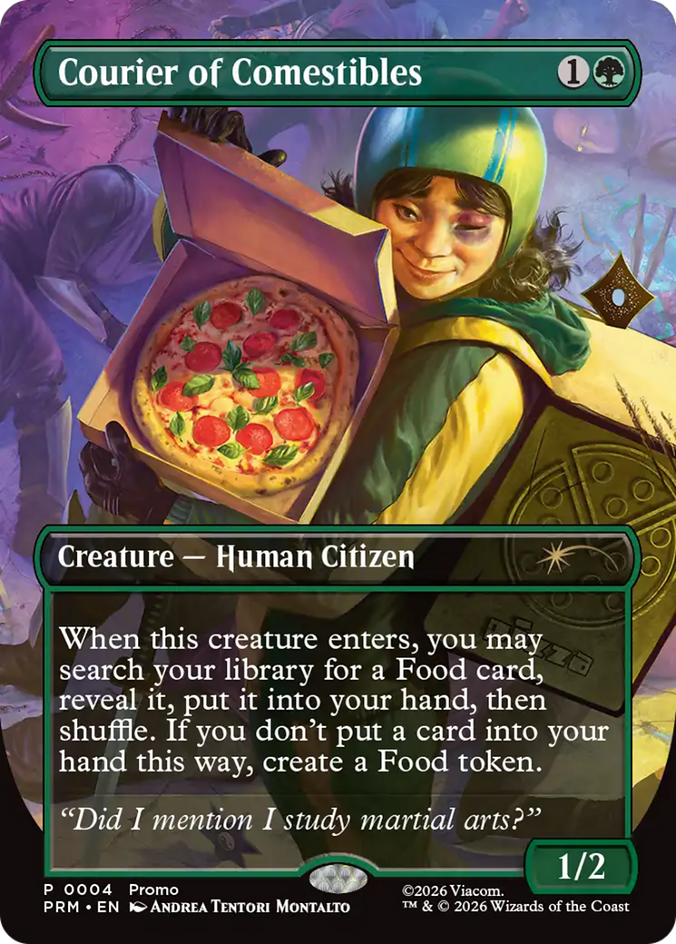 Courier of Comestibles (Borderless) [Wizards Play Network 2026] | Gear Gaming Bentonville