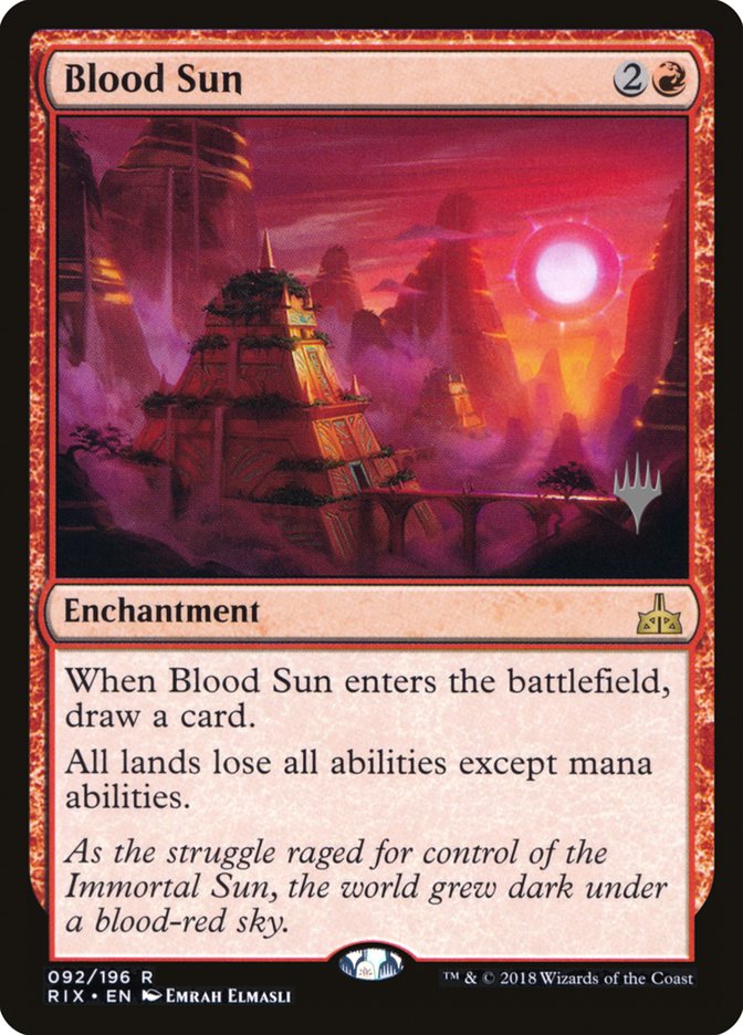 Blood Sun (Promo Pack) [Rivals of Ixalan Promos] | Gear Gaming Bentonville
