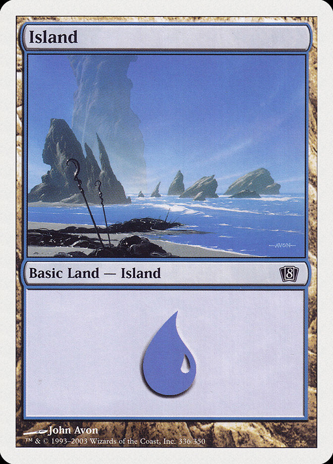 Island (336) [Eighth Edition] | Gear Gaming Bentonville