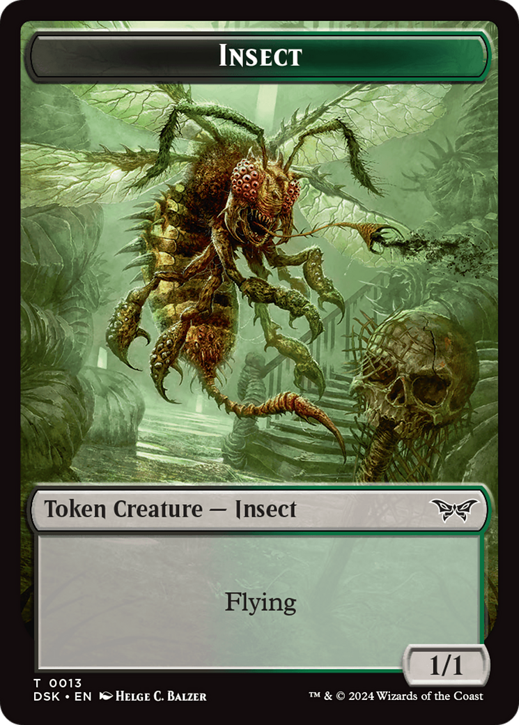 Insect (0013) Token [Duskmourn: House of Horror Tokens] | Gear Gaming Bentonville