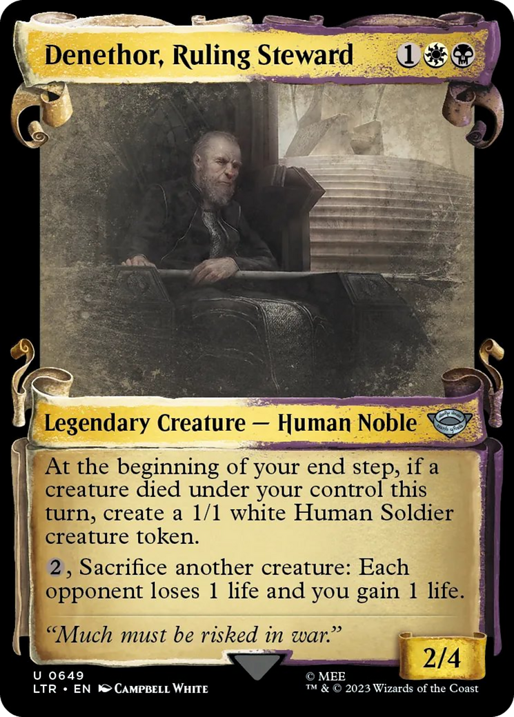 Denethor, Ruling Steward [The Lord of the Rings: Tales of Middle-Earth Showcase Scrolls] | Gear Gaming Bentonville