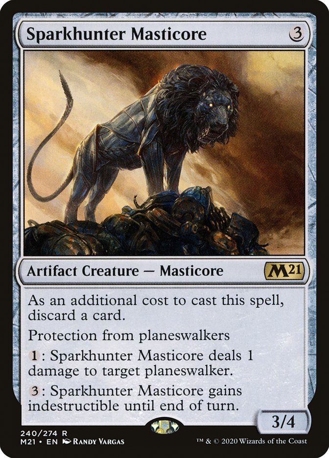 Sparkhunter Masticore [Core Set 2021] | Gear Gaming Bentonville