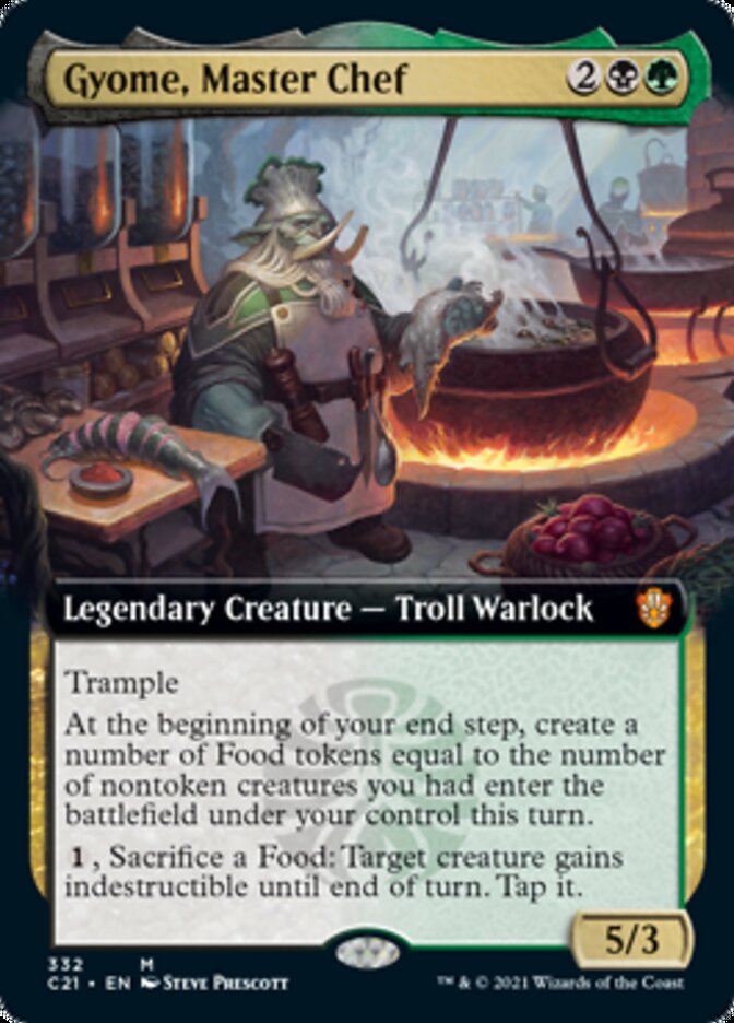 Gyome, Master Chef (Extended Art) [Commander 2021] | Gear Gaming Bentonville