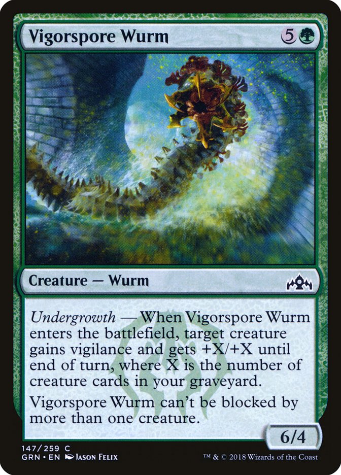 Vigorspore Wurm [Guilds of Ravnica] | Gear Gaming Bentonville