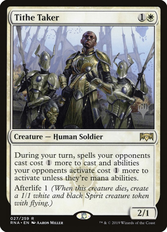 Tithe Taker (Promo Pack) [Ravnica Allegiance Promos] | Gear Gaming Bentonville