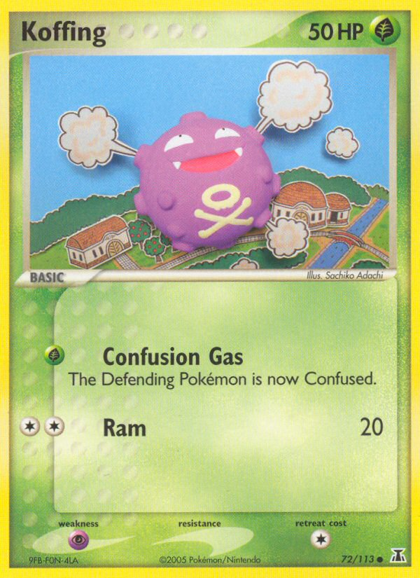 Koffing (72/113) [EX: Delta Species] | Gear Gaming Bentonville