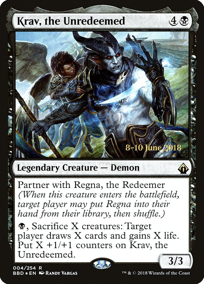 Krav, the Unredeemed [Battlebond Prerelease Promos] | Gear Gaming Bentonville