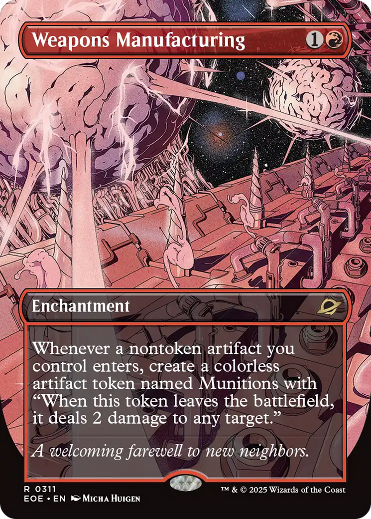 Weapons Manufacturing (Borderless) [Edge of Eternities] | Gear Gaming Bentonville