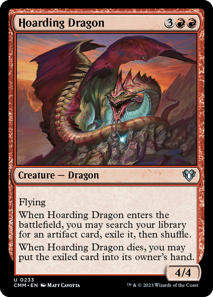 Hoarding Dragon [Commander Masters] | Gear Gaming Bentonville