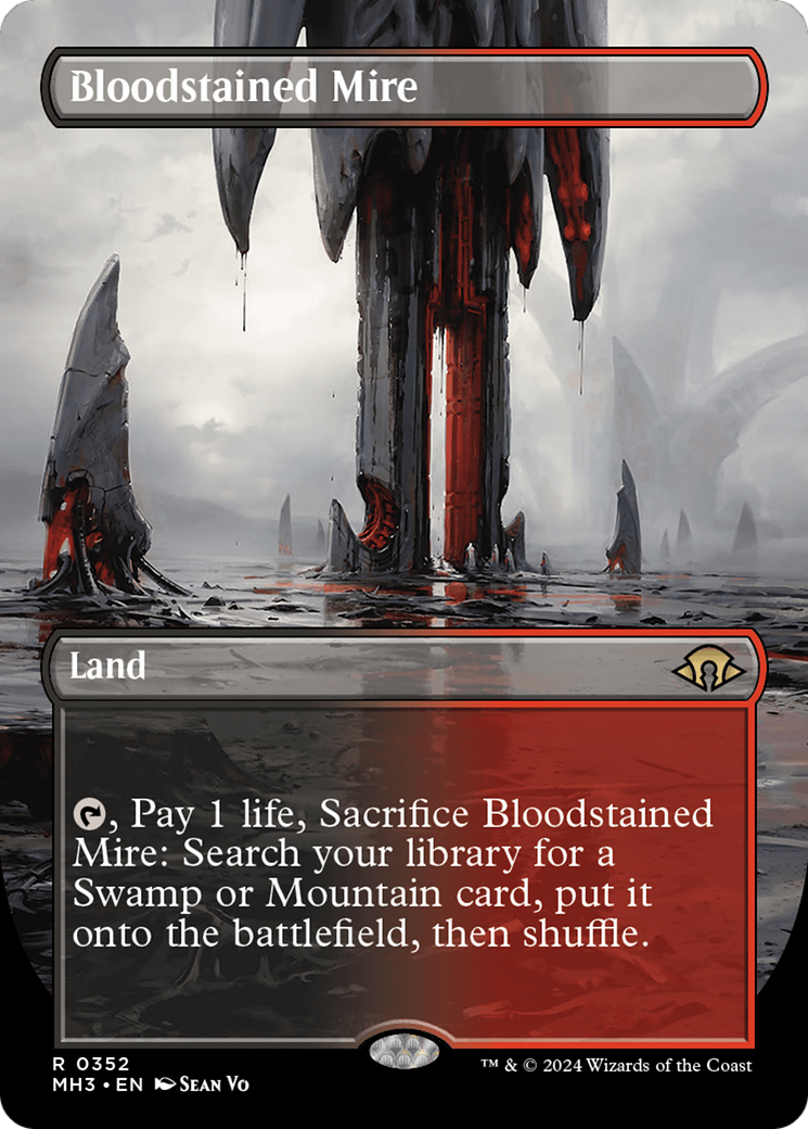 Bloodstained Mire (Borderless) [Modern Horizons 3] | Gear Gaming Bentonville