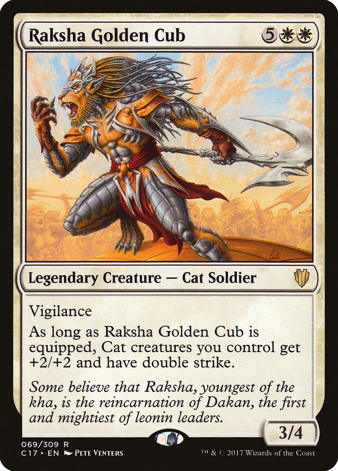 Raksha Golden Cub [Commander 2017] | Gear Gaming Bentonville