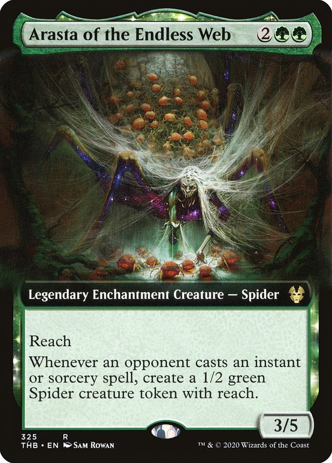 Arasta of the Endless Web (Extended Art) [Theros Beyond Death] | Gear Gaming Bentonville