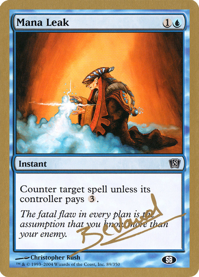 Mana Leak (Manuel Bevand) (SB) [World Championship Decks 2004] | Gear Gaming Bentonville