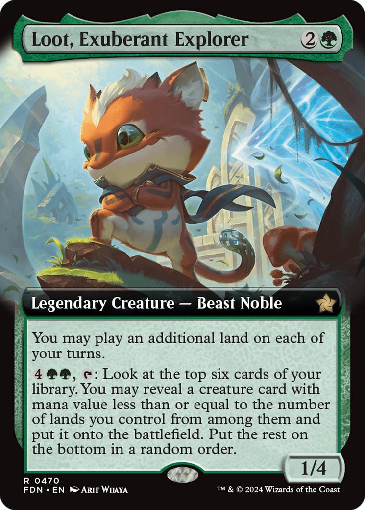 Loot, Exuberant Explorer (Extended Art) [Foundations] | Gear Gaming Bentonville