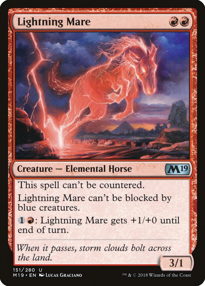 Lightning Mare [Core Set 2019] | Gear Gaming Bentonville