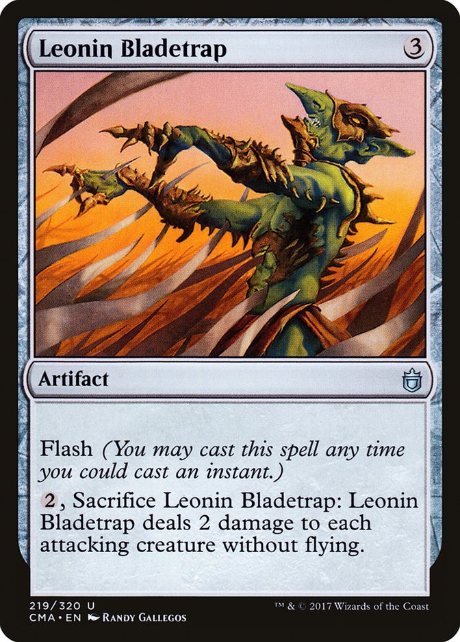 Leonin Bladetrap [Commander Anthology] | Gear Gaming Bentonville