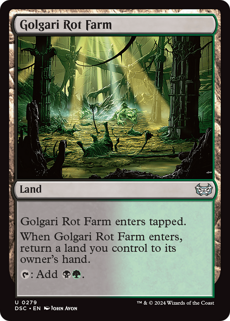 Golgari Rot Farm [Duskmourn: House of Horror Commander] | Gear Gaming Bentonville