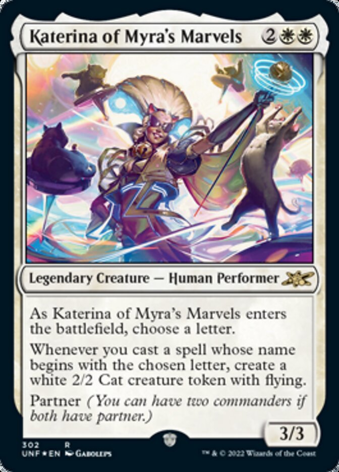 Katerina of Myra's Marvels (Galaxy Foil) [Unfinity] | Gear Gaming Bentonville