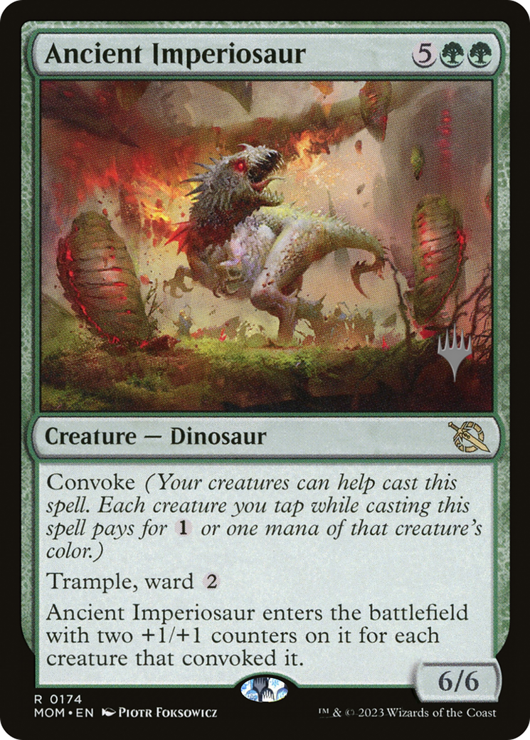 Ancient Imperiosaur (Promo Pack) [March of the Machine Promos] | Gear Gaming Bentonville