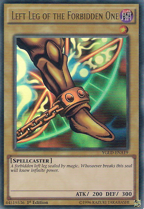 Left Leg of the Forbidden One [YGLD-ENA19] Ultra Rare | Gear Gaming Bentonville