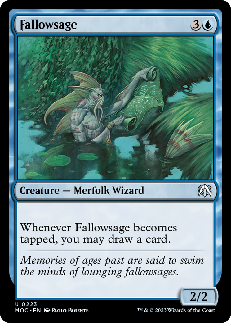 Fallowsage [March of the Machine Commander] | Gear Gaming Bentonville