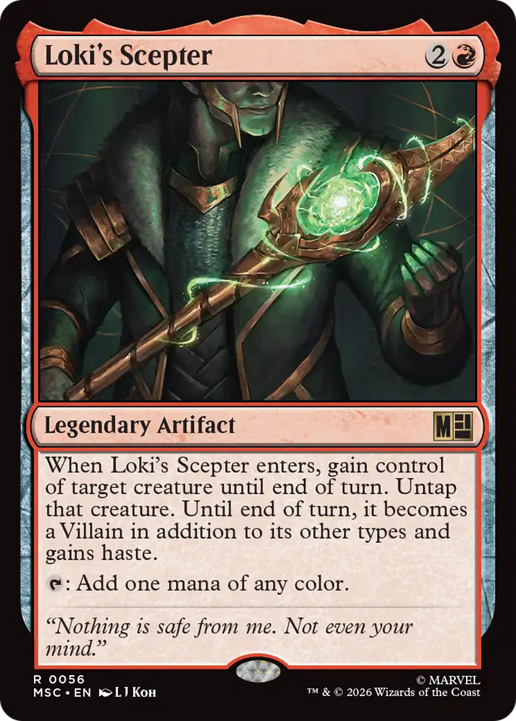 Loki's Scepter [Marvel Super Heroes Commander] | Gear Gaming Bentonville