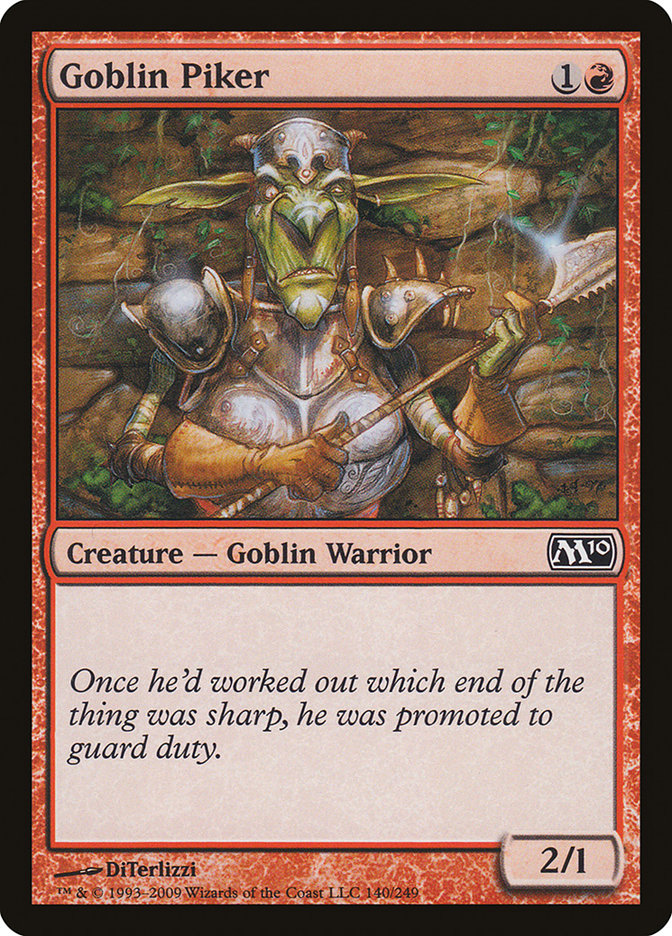 Goblin Piker [Magic 2010] | Gear Gaming Bentonville