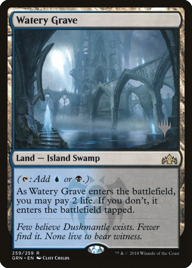 Watery Grave (Promo Pack) [Guilds of Ravnica Promos] | Gear Gaming Bentonville
