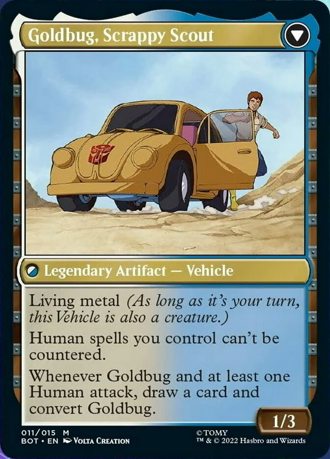 Goldbug, Humanity's Ally // Goldbug, Scrappy Scout [Transformers] | Gear Gaming Bentonville