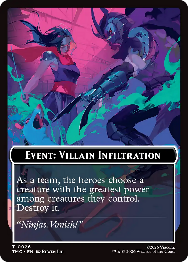Event: Villain Infiltration [Teenage Mutant Ninja Turtles Commander Tokens] | Gear Gaming Bentonville