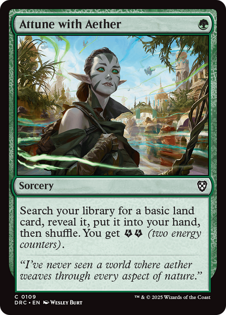 Attune with Aether [Aetherdrift Commander] | Gear Gaming Bentonville