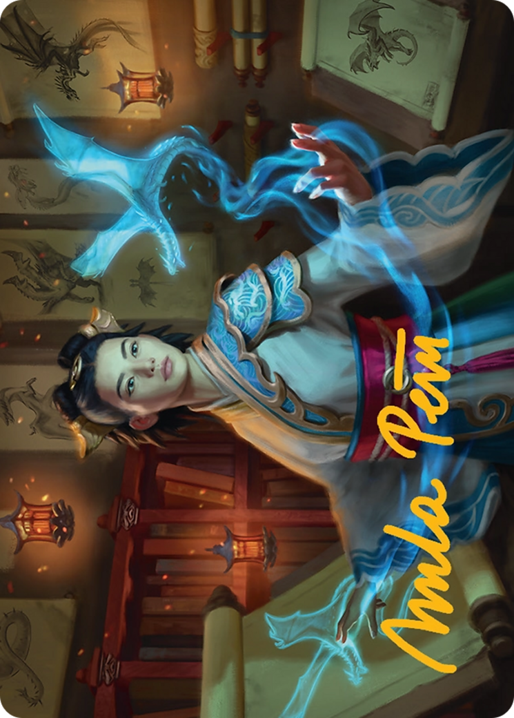 Dragonologist Art Card (6/54) [Tarkir: Dragonstorm Art Series] | Gear Gaming Bentonville