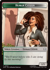 Copy // Human Citizen Double-Sided Token [Marvel's Spider-Man Tokens] | Gear Gaming Bentonville