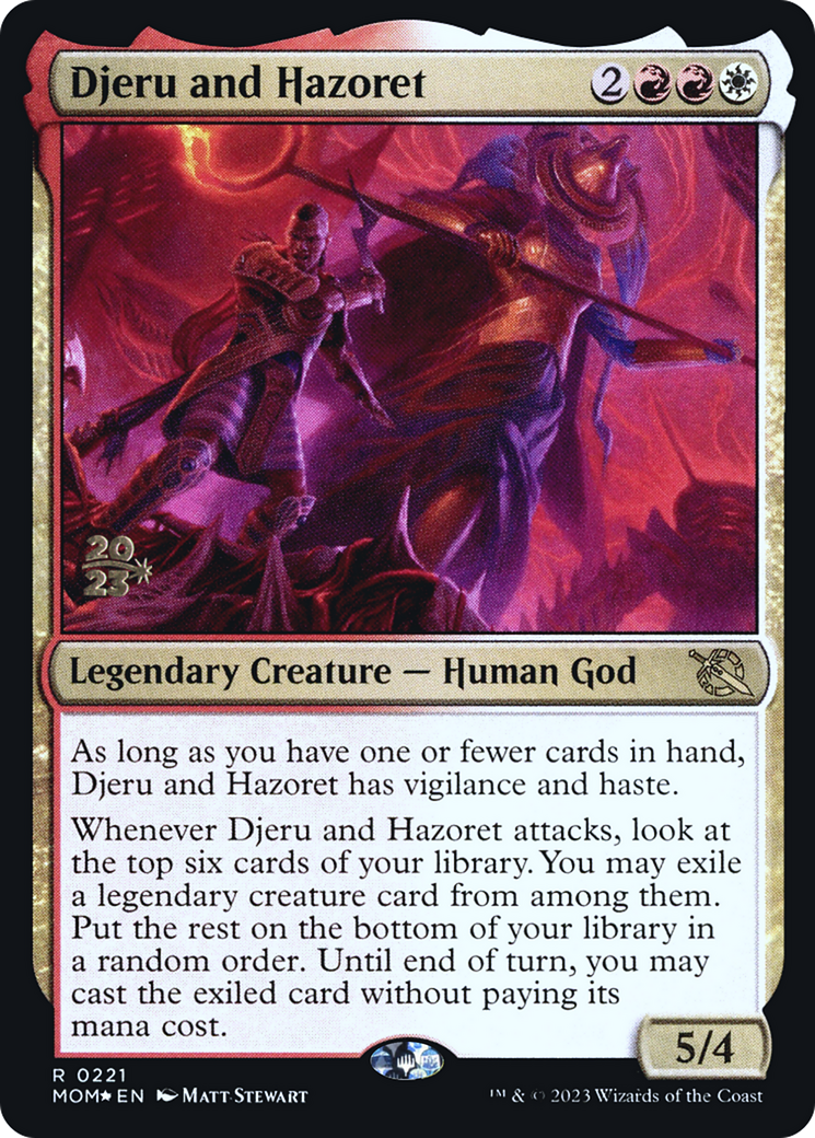 Djeru and Hazoret [March of the Machine Prerelease Promos] | Gear Gaming Bentonville