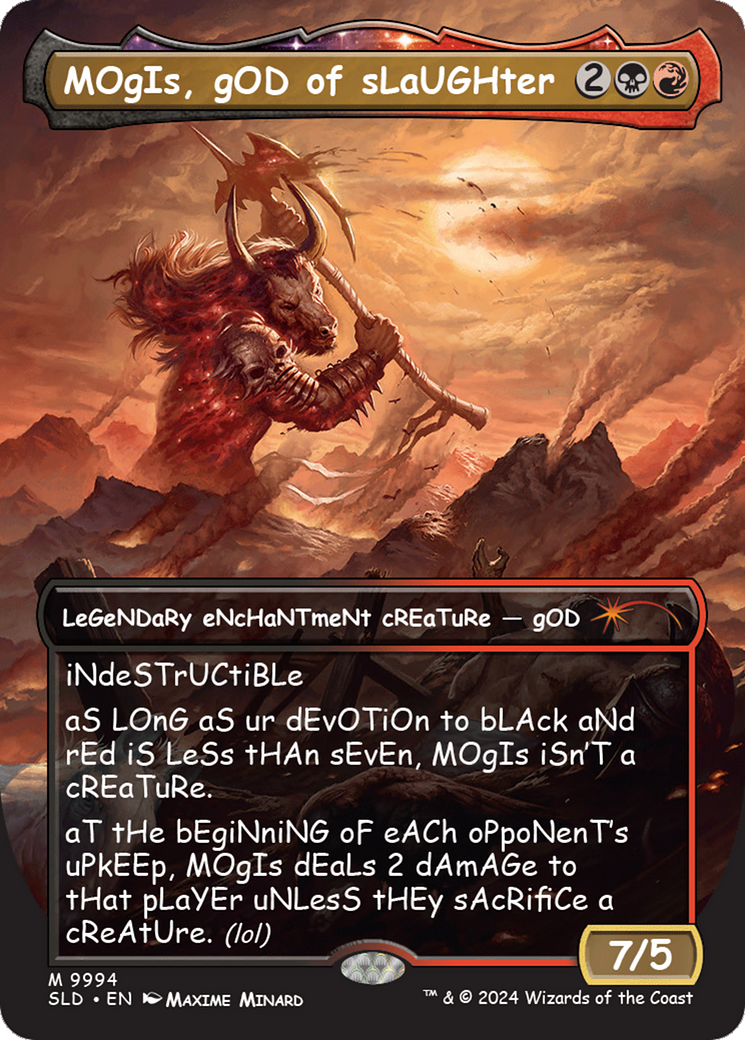 MOgIs, gOD of sLaUGHter (9994) [Secret Lair Drop Series] | Gear Gaming Bentonville