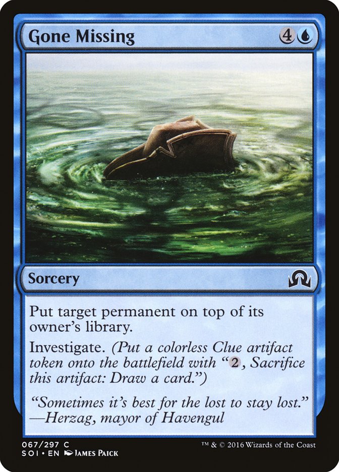 Gone Missing [Shadows over Innistrad] | Gear Gaming Bentonville