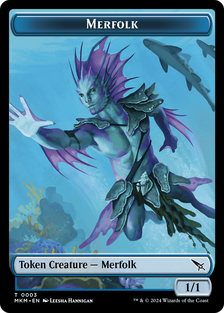 Merfolk Token [Murders at Karlov Manor Tokens] | Gear Gaming Bentonville