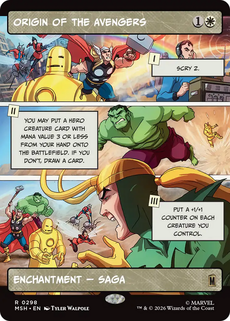 Origin of the Avengers (Borderless) [Marvel Super Heroes] | Gear Gaming Bentonville