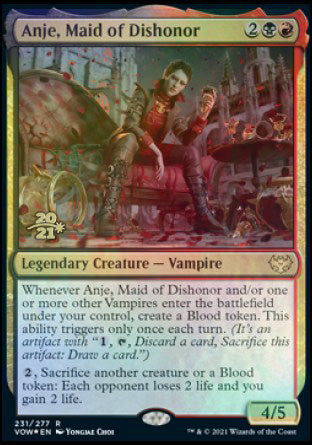 Anje, Maid of Dishonor [Innistrad: Crimson Vow Prerelease Promos] | Gear Gaming Bentonville