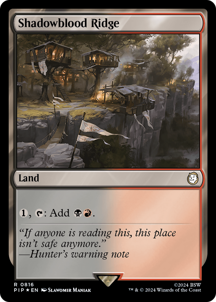 Shadowblood Ridge (Surge Foil) [Fallout] | Gear Gaming Bentonville