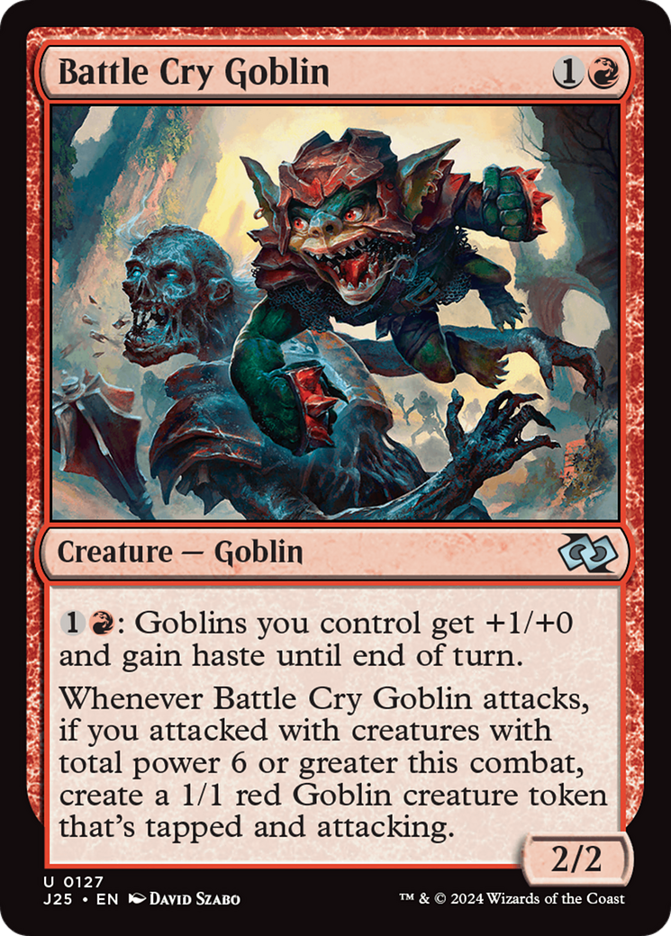 Battle Cry Goblin [Foundations Jumpstart] | Gear Gaming Bentonville