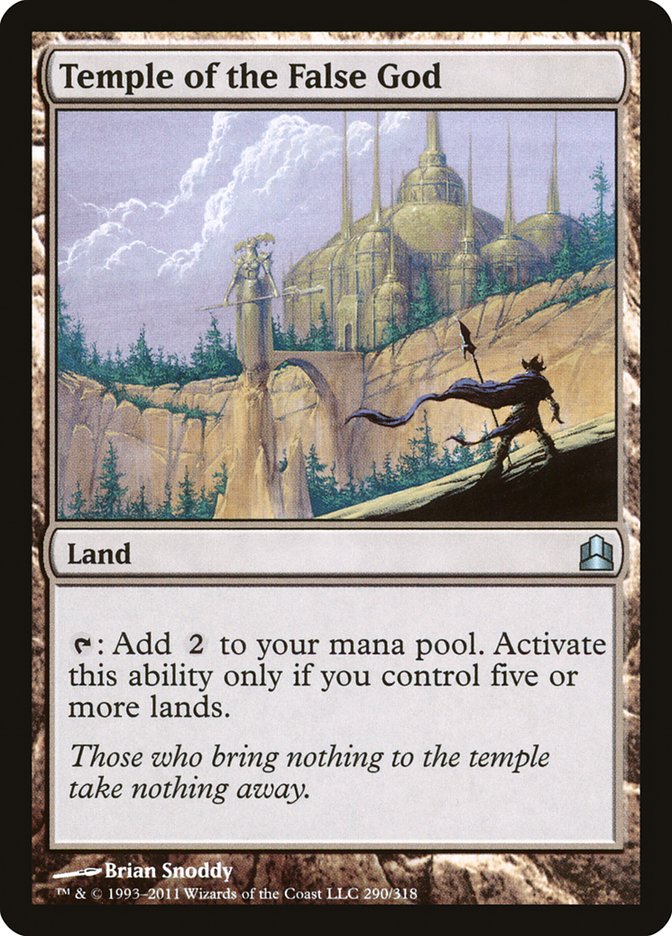Temple of the False God [Commander 2011] | Gear Gaming Bentonville
