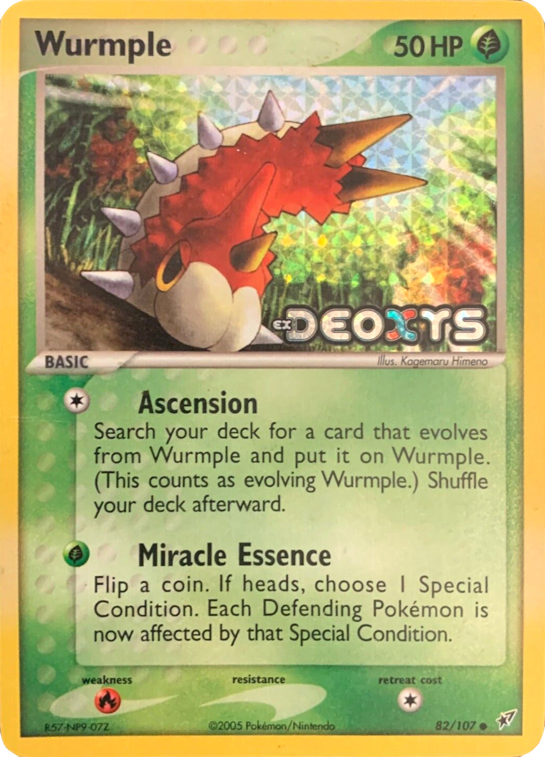 Wurmple (82/107) (Stamped) [EX: Deoxys] | Gear Gaming Bentonville