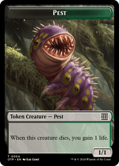 Pest // Plot Double-Sided Token [Outlaws of Thunder Junction Tokens] | Gear Gaming Bentonville