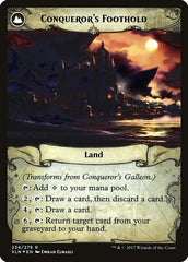 Conqueror's Galleon // Conqueror's Foothold [Ixalan Prerelease Promos] | Gear Gaming Bentonville