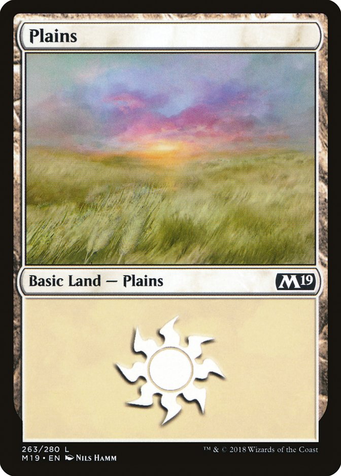 Plains (263) [Core Set 2019] | Gear Gaming Bentonville