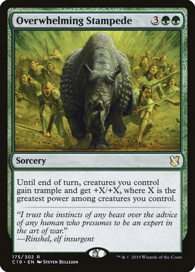 Overwhelming Stampede [Commander 2019] | Gear Gaming Bentonville